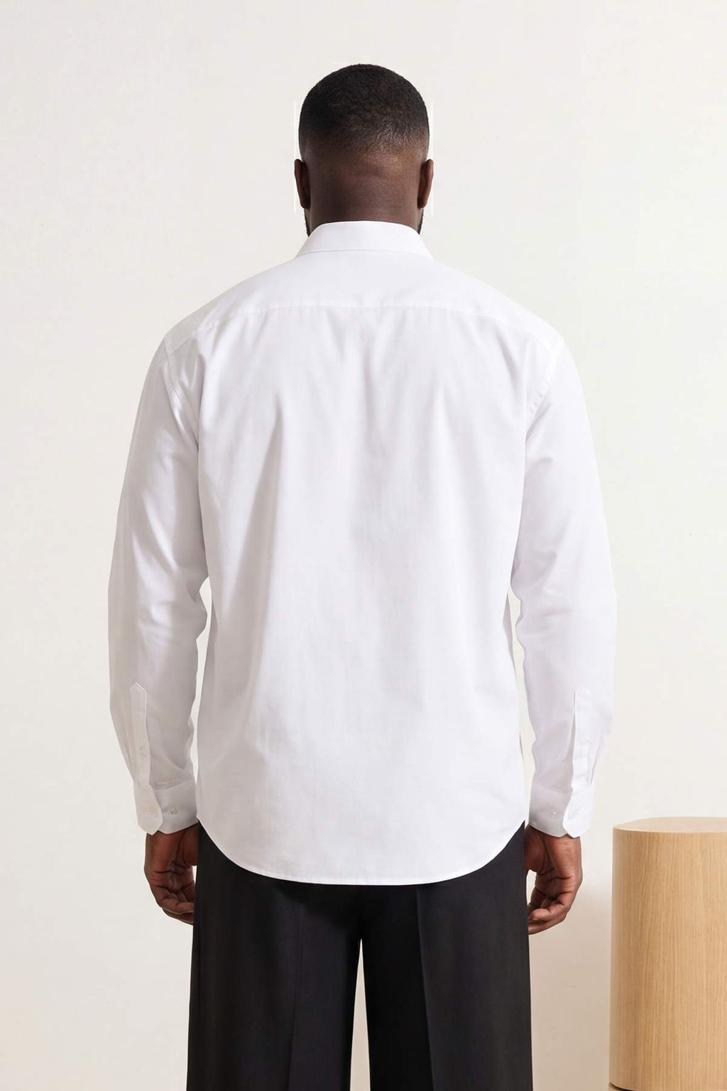 Siyah Fitted Erkek Buyuk Beden Gomlek TMNSS26AX00006 - Trendyolmilla фото 4