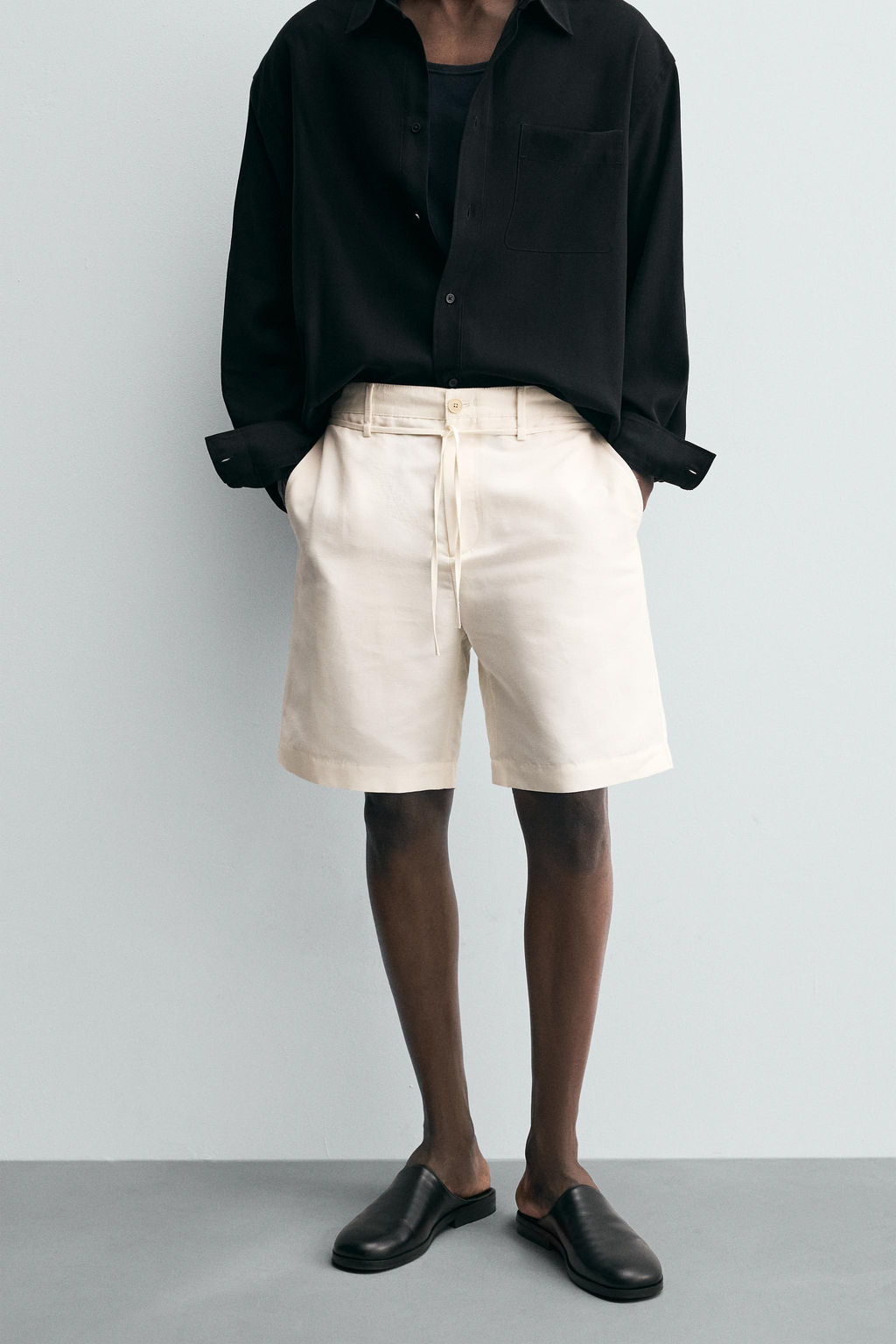 BERMUDA SHORTS WITH CORD - Zara фото 2