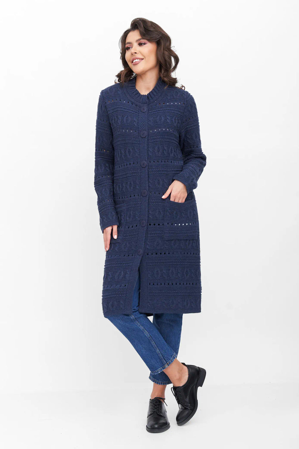 ЗЛАТА Кардиган 351865/джинс