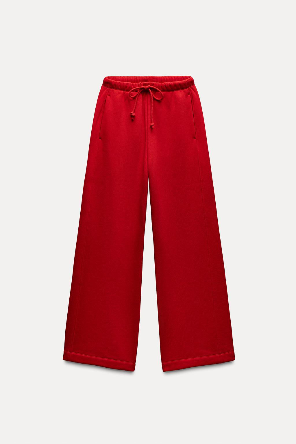 STRAIGHT-LEG PLUSH TROUSERS - Zara фото 41