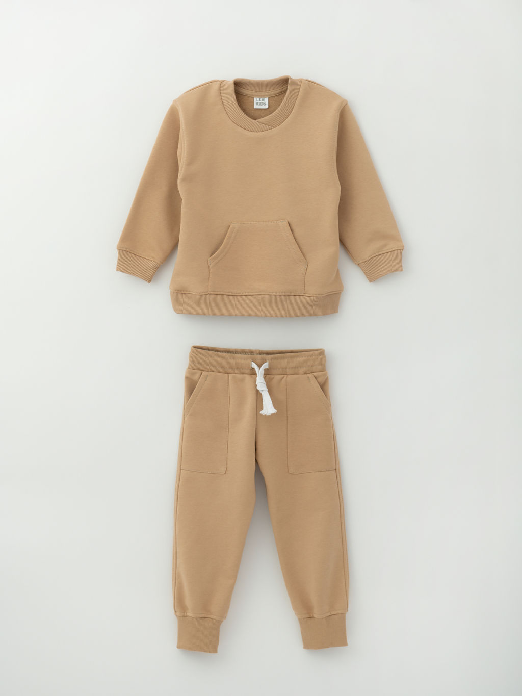 Костюм свитшот+брюки песочный, песочный - Lesi kids фото 18