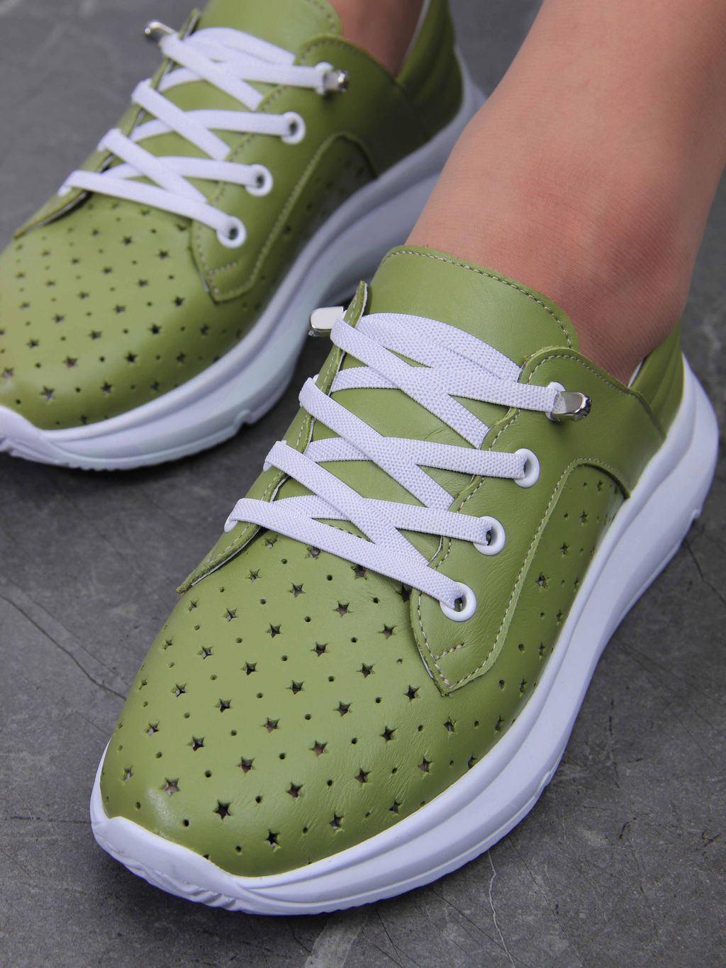 Кроссовки EDART 168.236143w. Авокадо - Ed'art фото 10