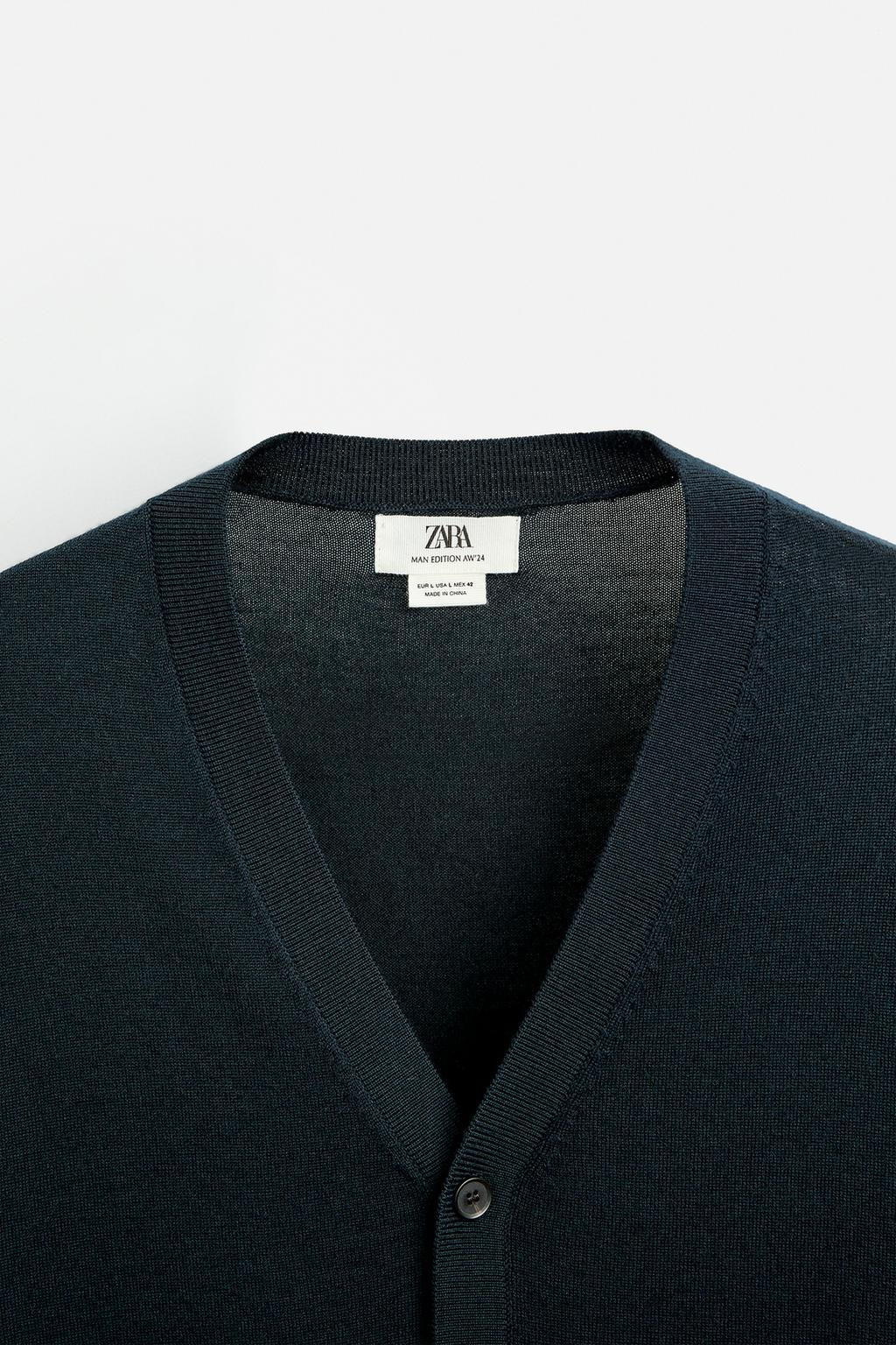 100% WOOL CARDIGAN - LIMITED EDITION - Zara фото 8