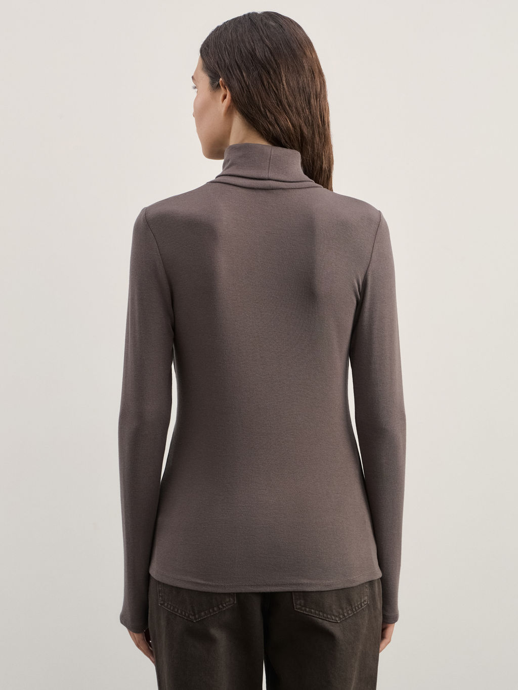 Водолазка из модала со швом / Zarina  фото 6