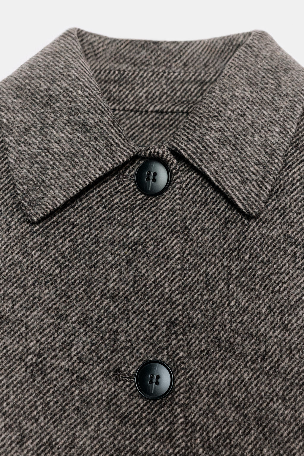 HERRINGBONE SHORT COAT