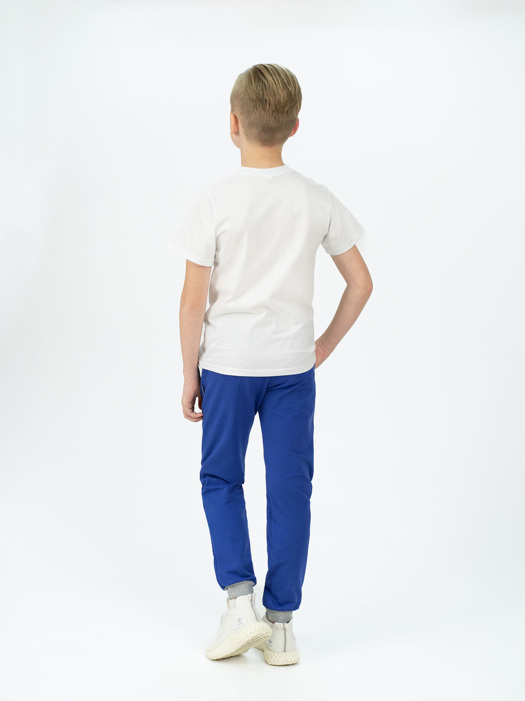 Брюки детские васильковые