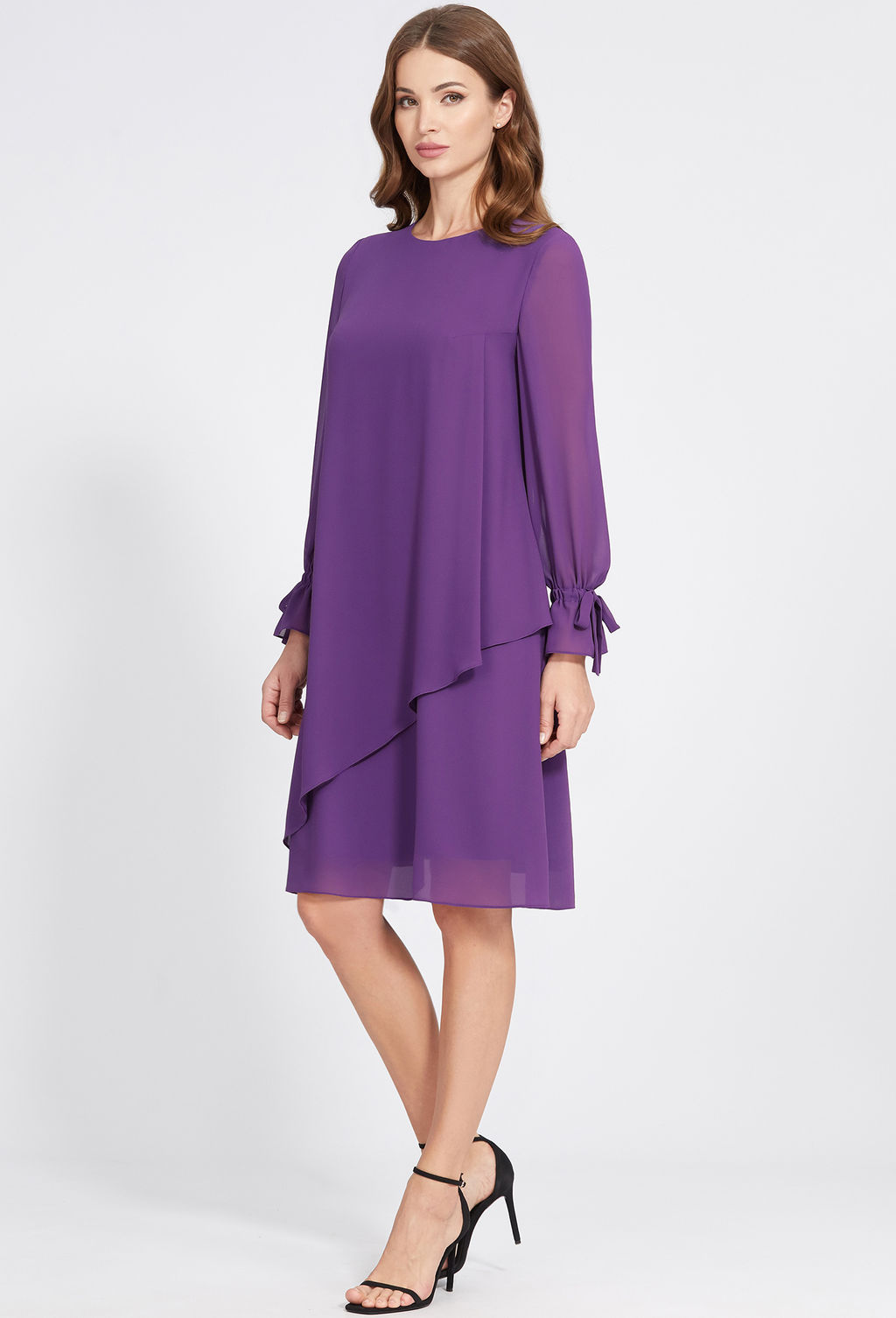 Платье Bazalini 4819 фиолетовый