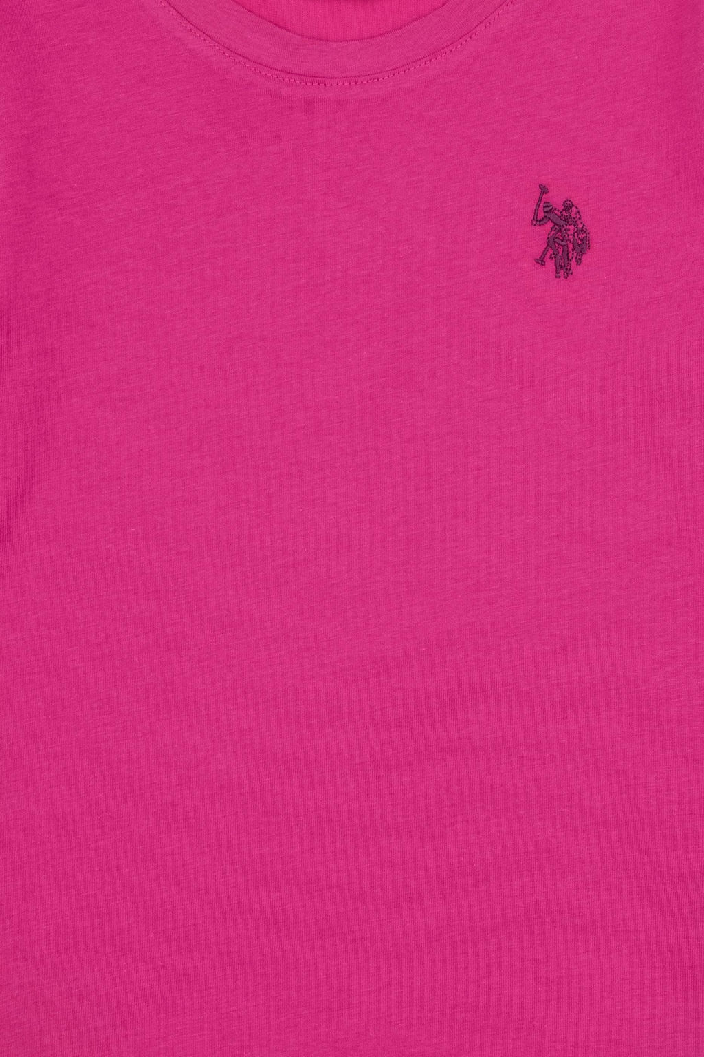 K_z _ocuk Pembe Bisiklet Yaka Basic Sweatshirt Sepette S_rpriz _ndirim - U.s. polo assn фото 3
