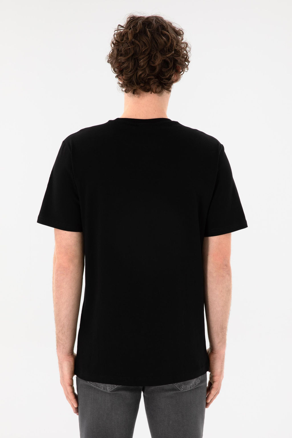 Erkek Regular Fit Bisiklet Yaka Siyah Basic Ti__rt Sepette S_rpriz _ndirim - U.s. polo assn фото 6