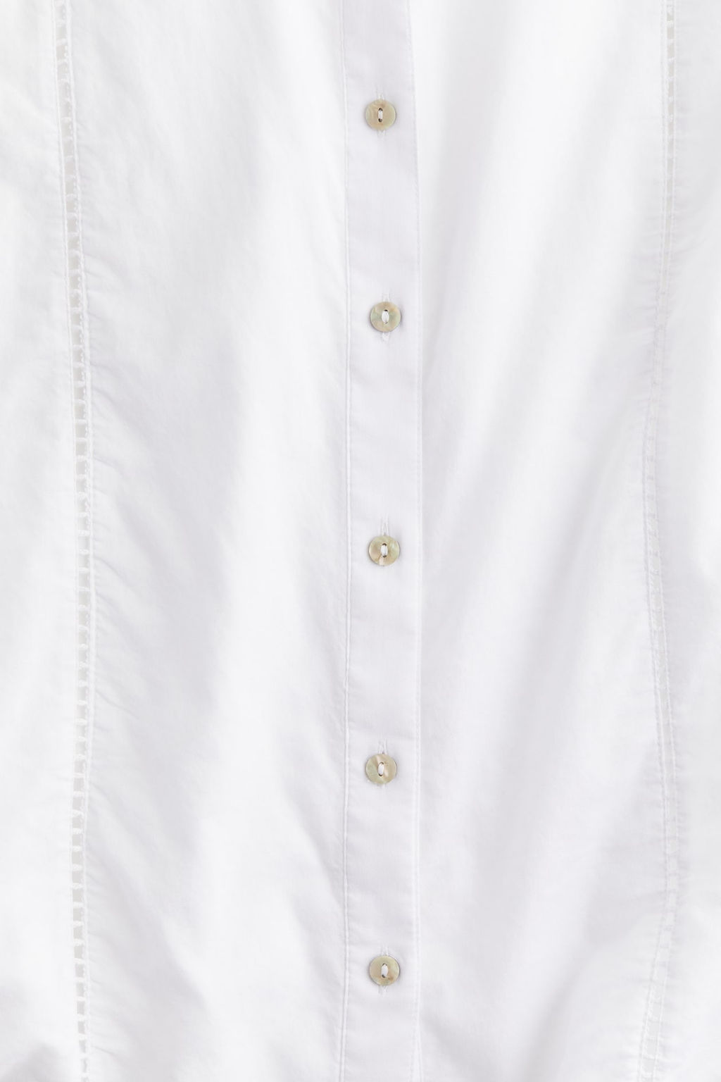 Blusa con detalles de encaje en escalera - H&m фото 7