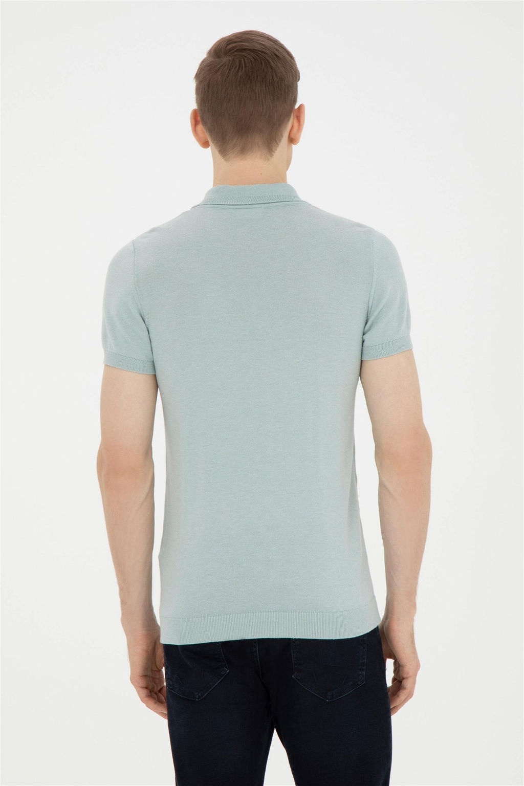 Мужской водозеленый свитер - U.s. polo assn фото 5