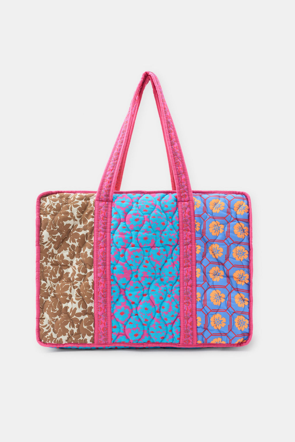 BOLSA ACOLCHADA ESTAMPADO PATCHWORK / ?nico - Zara фото 3