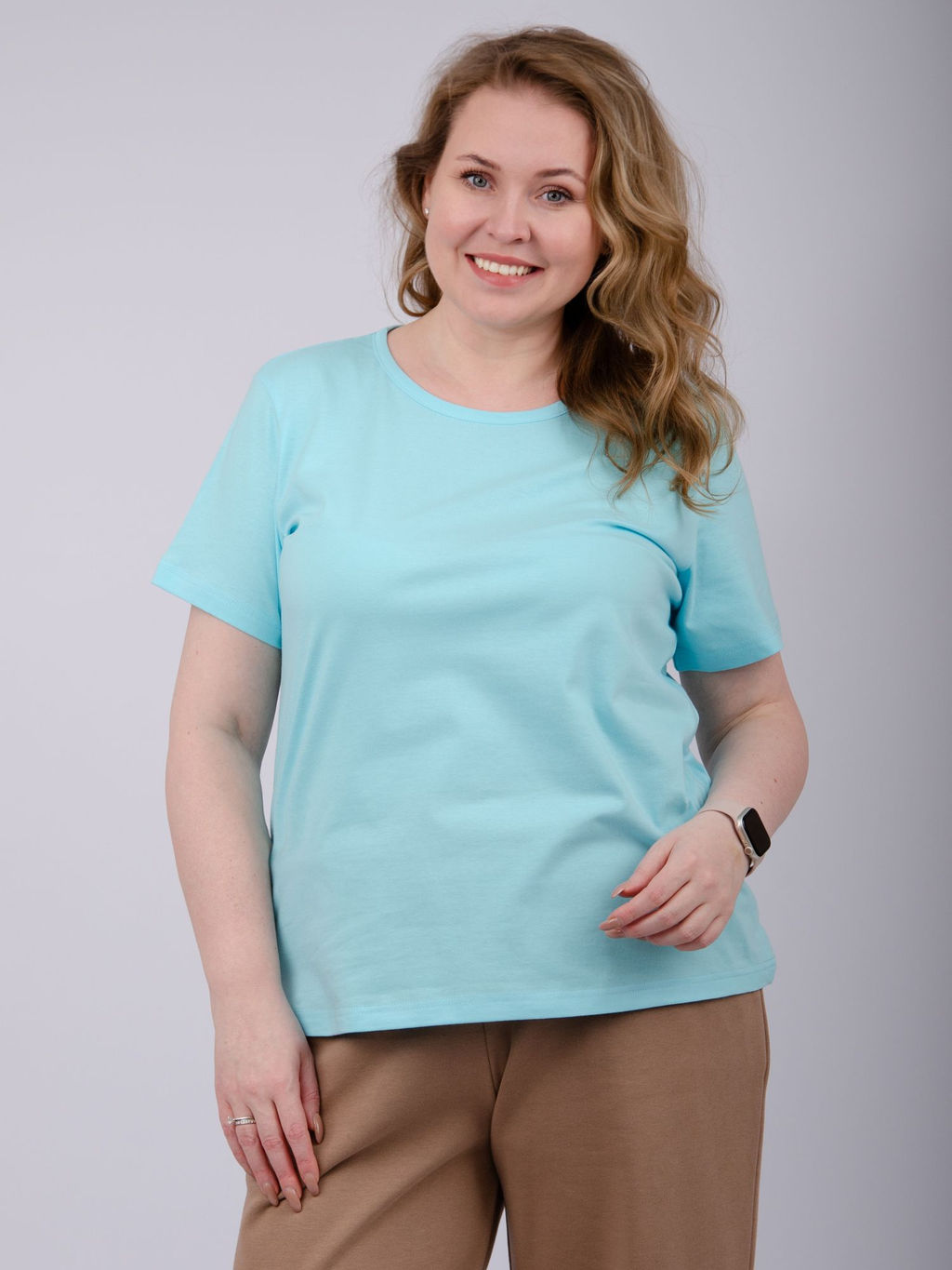Футболка "Карусель 2" бирюза, трикотаж