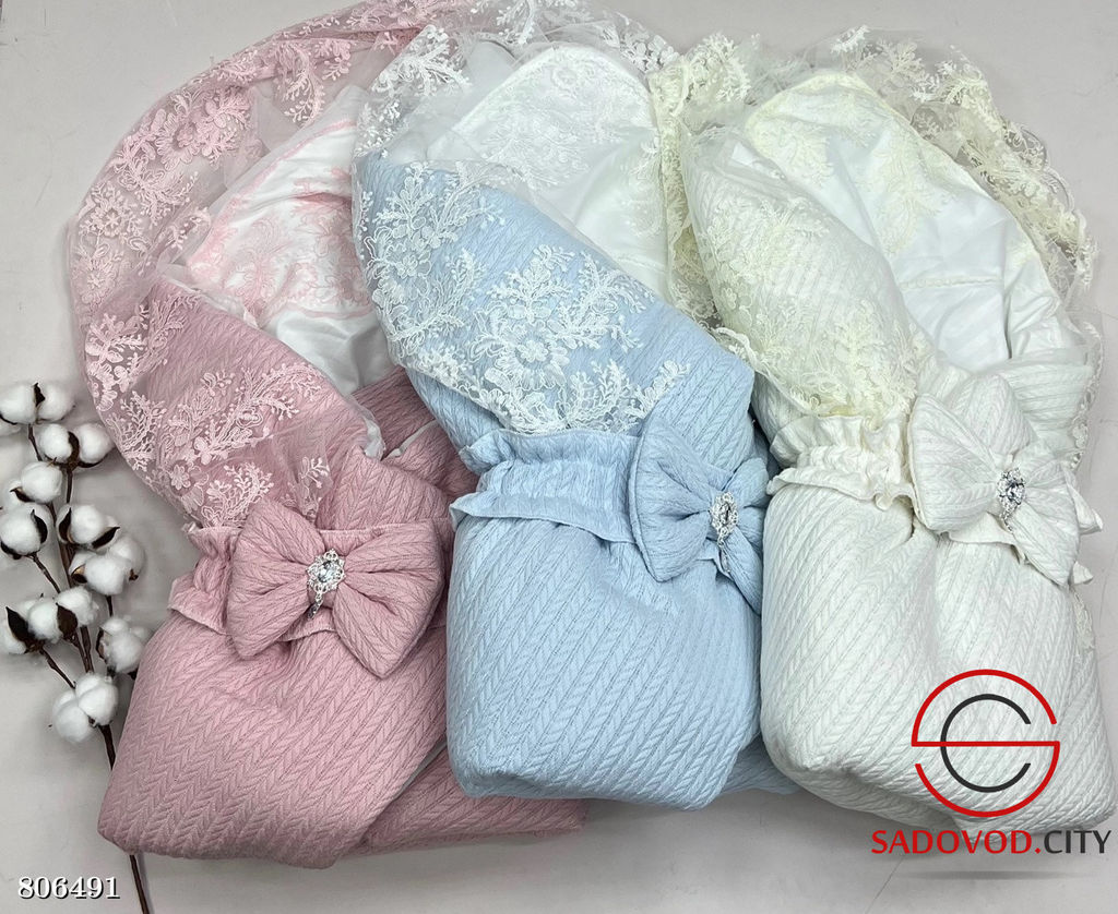 Вязанный конверт на меху, зима-весна - Bruno фото 4