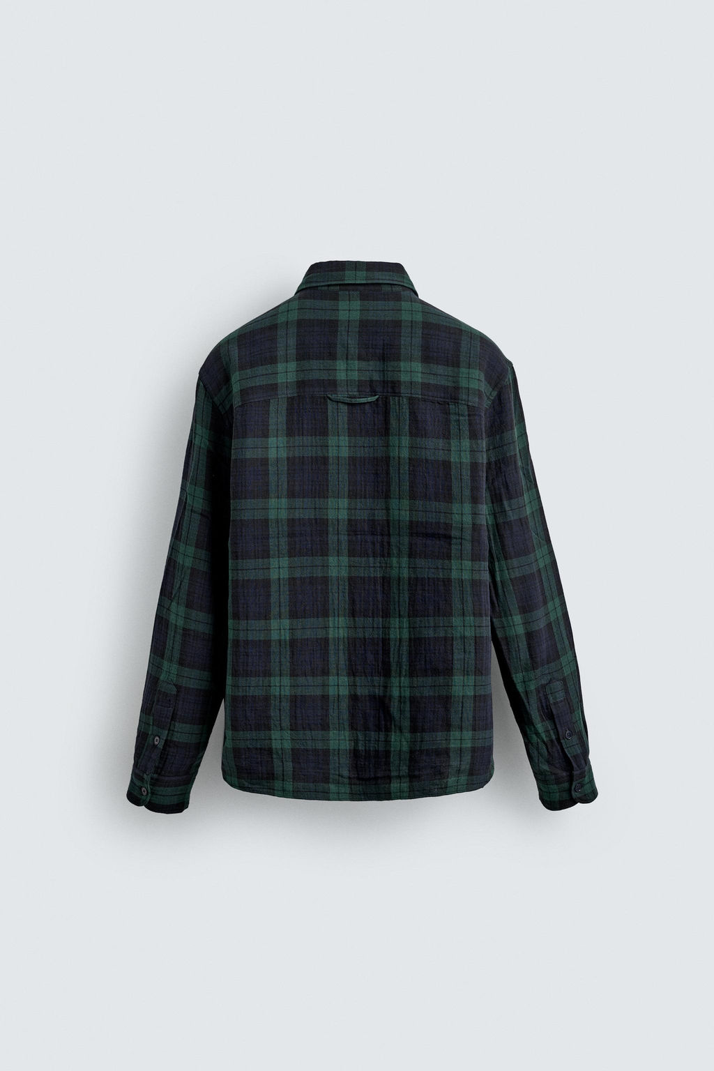 TEXTURED CHECK SHIRT - Zara фото 8