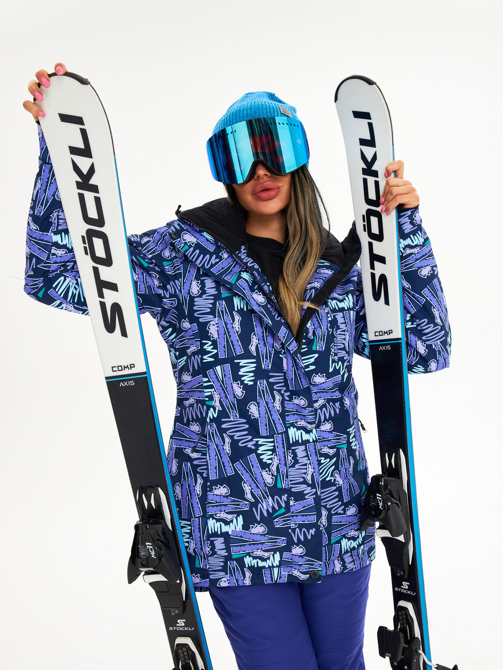 Женская горнолыжная сноубордическая куртка Alpha Endless Ultra Chaleur SNB 423/316_5 Разноцветный  фото 27