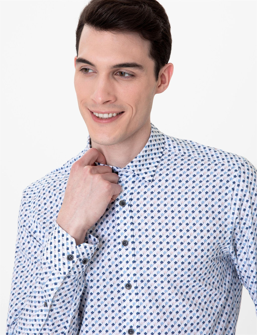 Mavi Slim Fit Uzun Kollu G_mlek - Pierre cardin фото 2