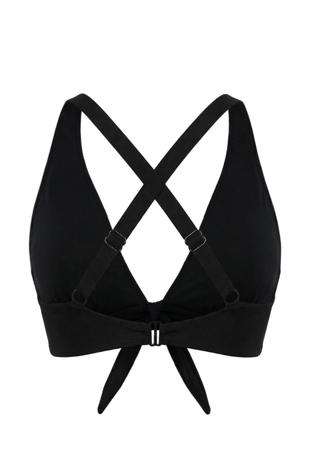 Siyah Ucgen Fiyonklu S?rt Detayl? Kapl? Bikini Ustu TBESS26BU00006 - Trendyolmilla фото 2