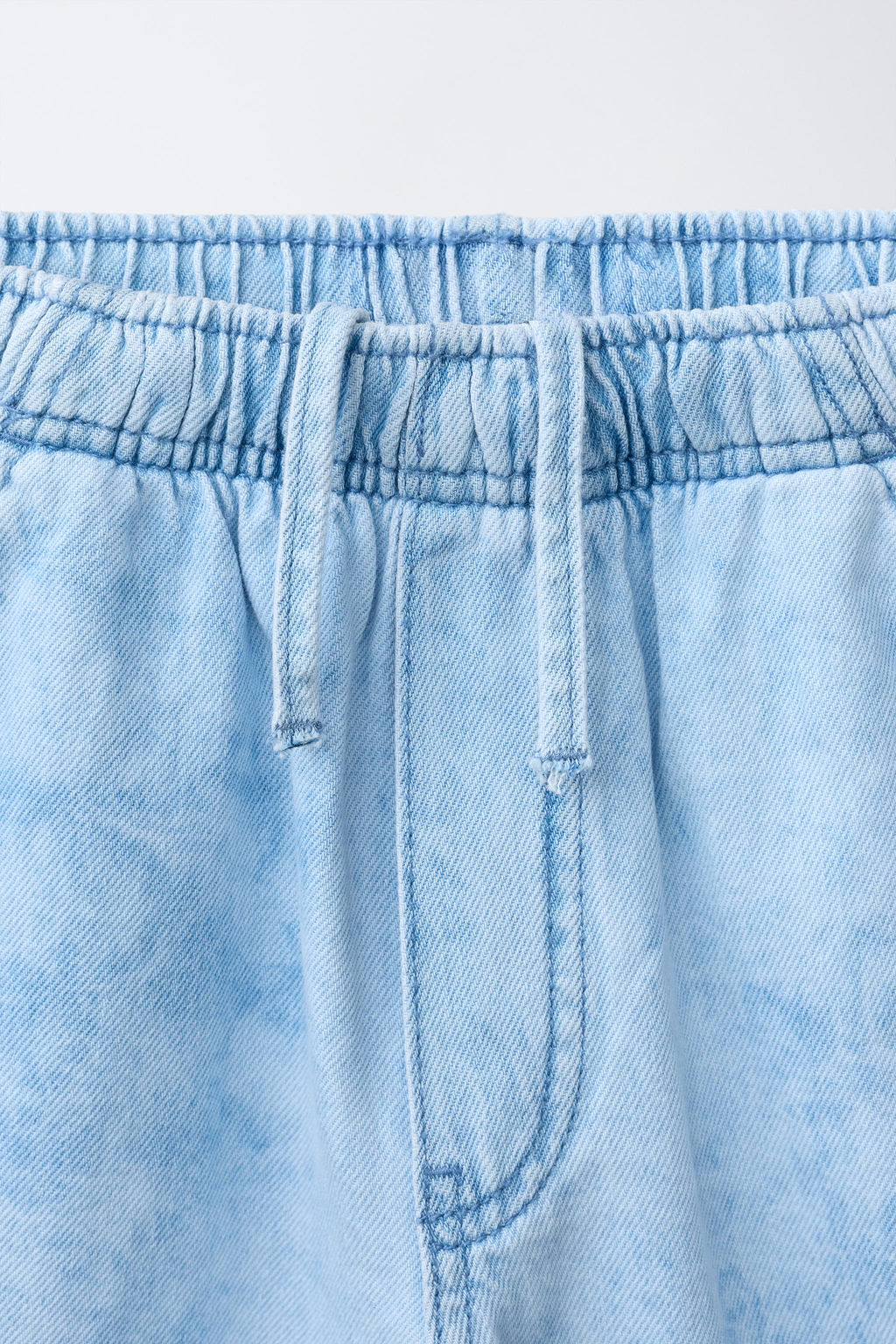 BERMUDA DENIM TIE DYE / Azul claro - Zara фото 3