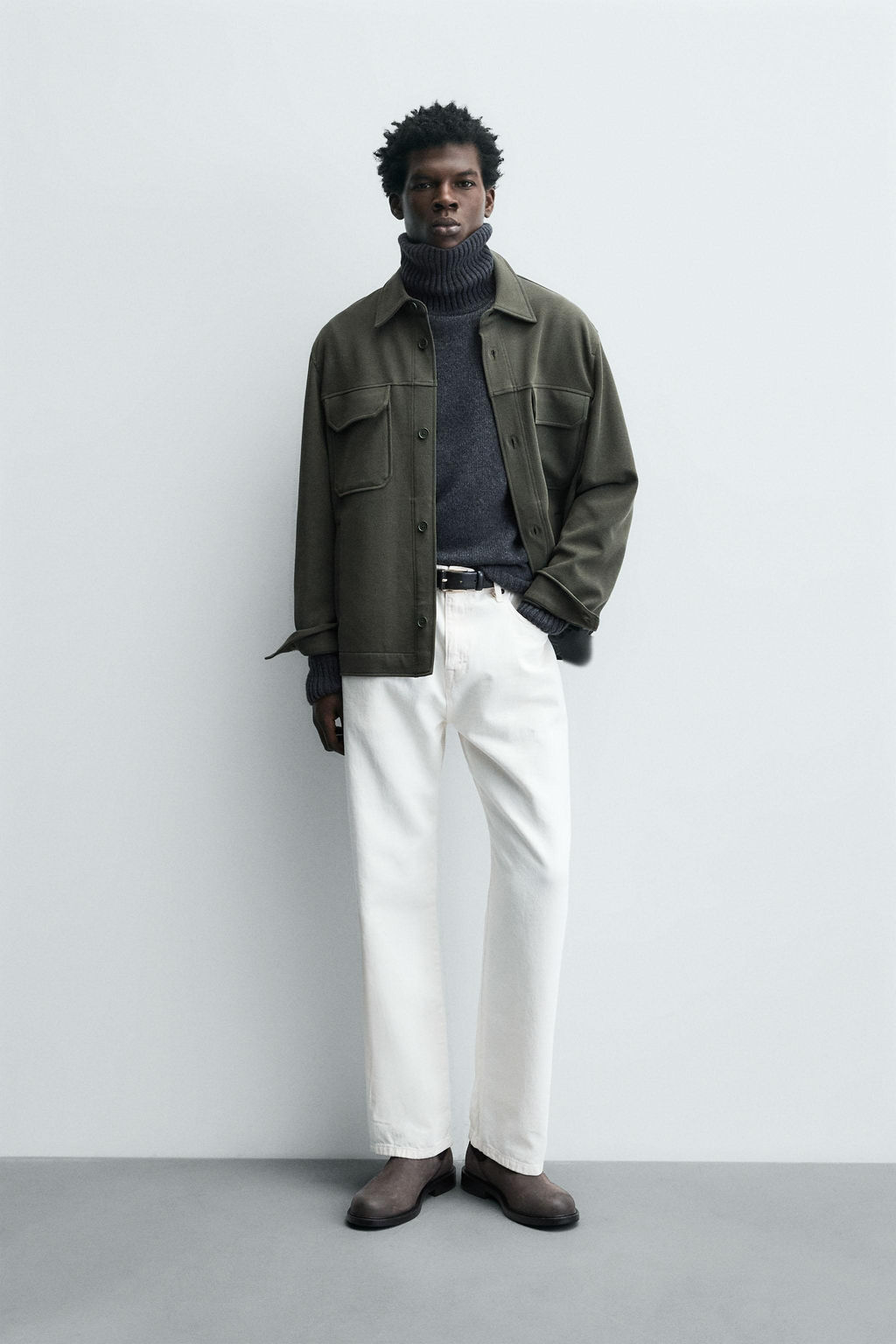 COMFORT TEXTURED OVERSHIRT