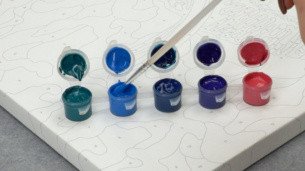 ФРЕЯ PNB/PL-049 Набор для раскрашивания по номерам 50 х 40 см Ласковые объятия