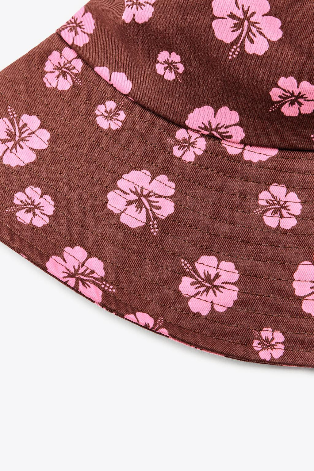 PALM TREE BUCKET HAT - Zara фото 5