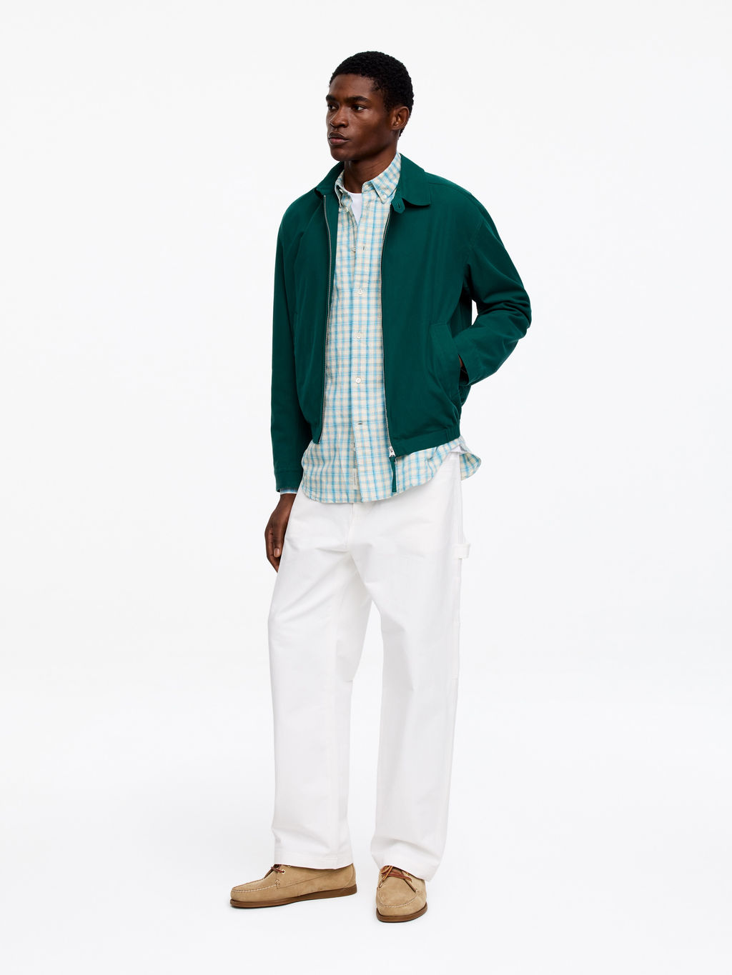 Camisa de lino y algod?n holgada - H&m фото 3