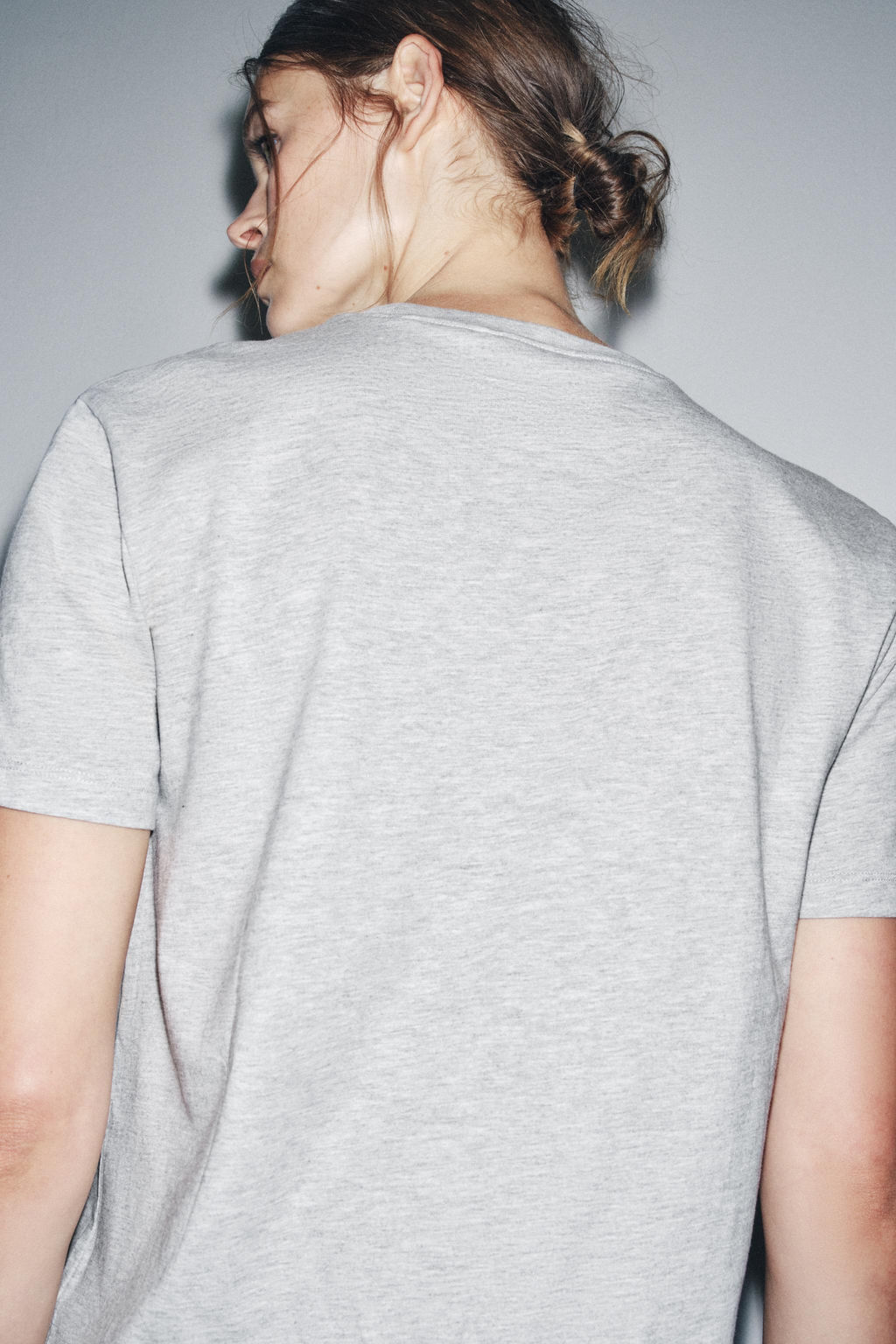 BASIC COTTON T-SHIRT - Zara фото 11