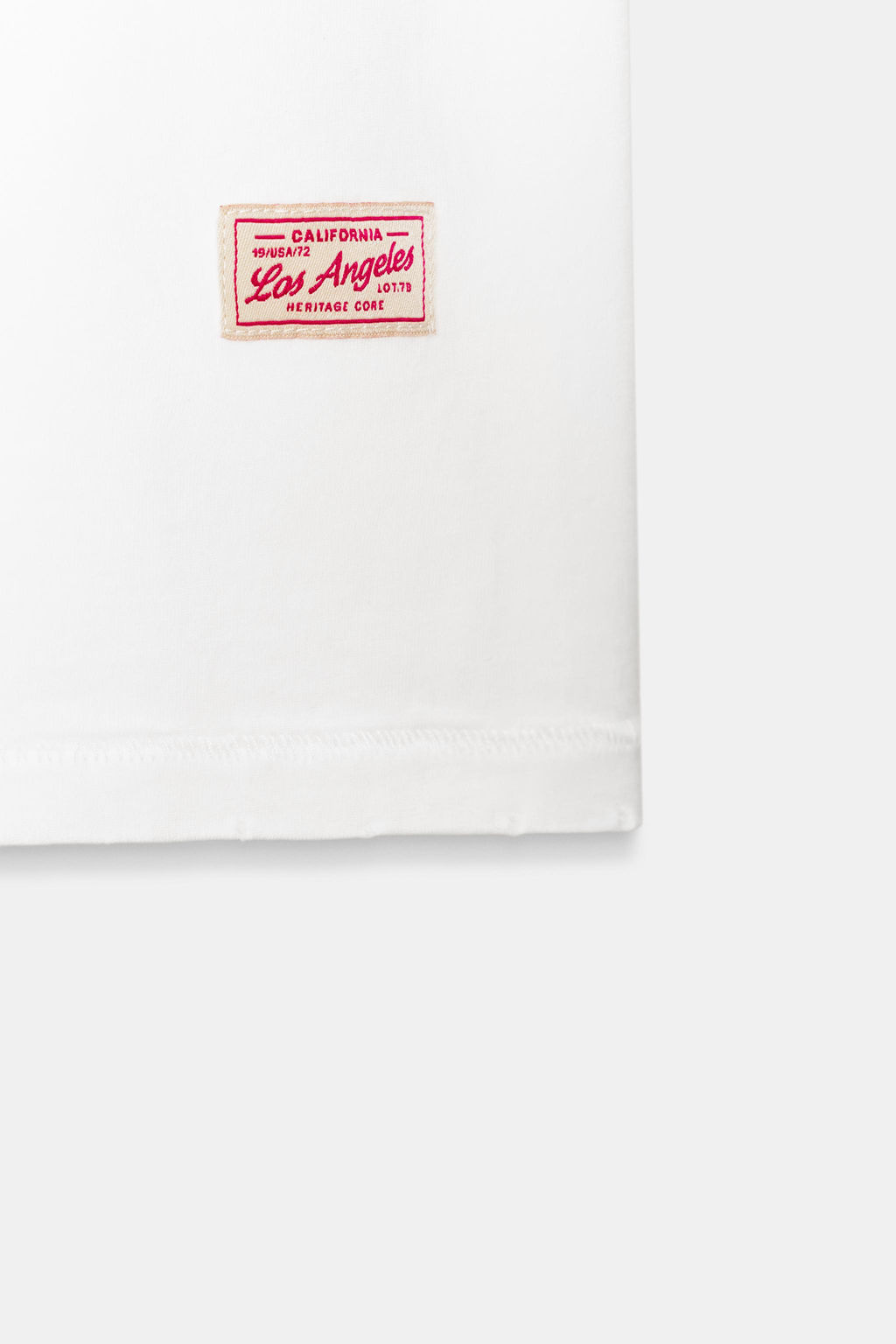 CAMISETA OVERSIZE BOLSILLO / Blanco - Zara фото 7