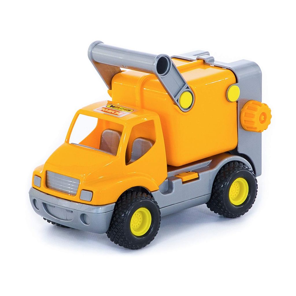 КонсТрак, автомобиль коммунальный (оранжевый) (в сеточке) - Полесье фото 6