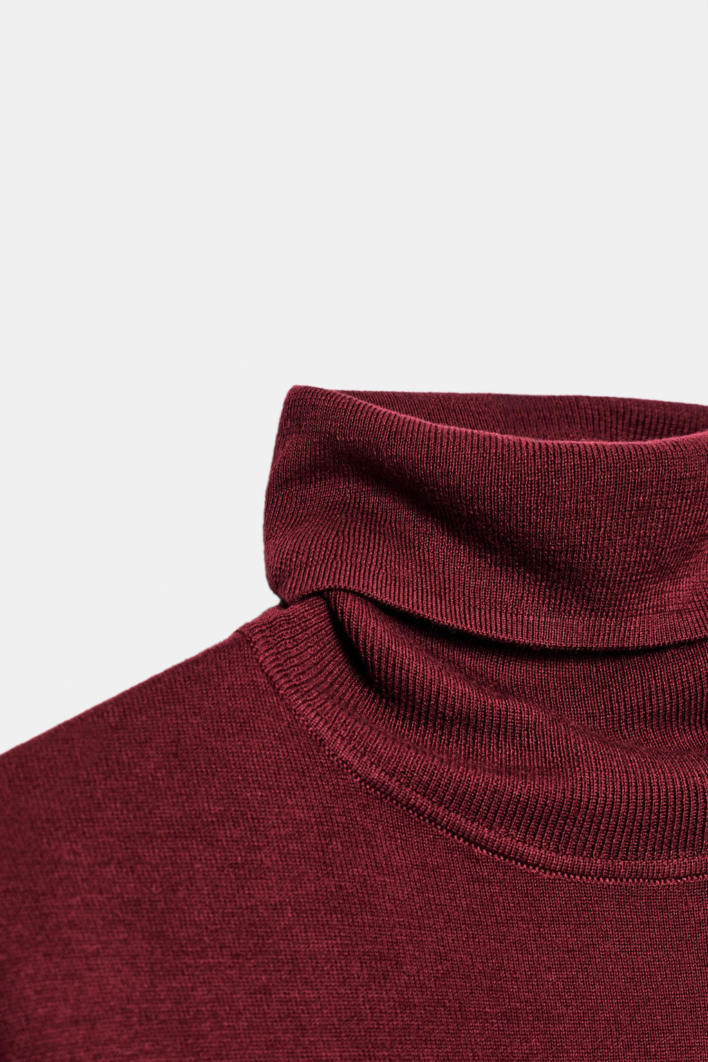 WOOL HIGH NECK JUMPER - Zara фото 9