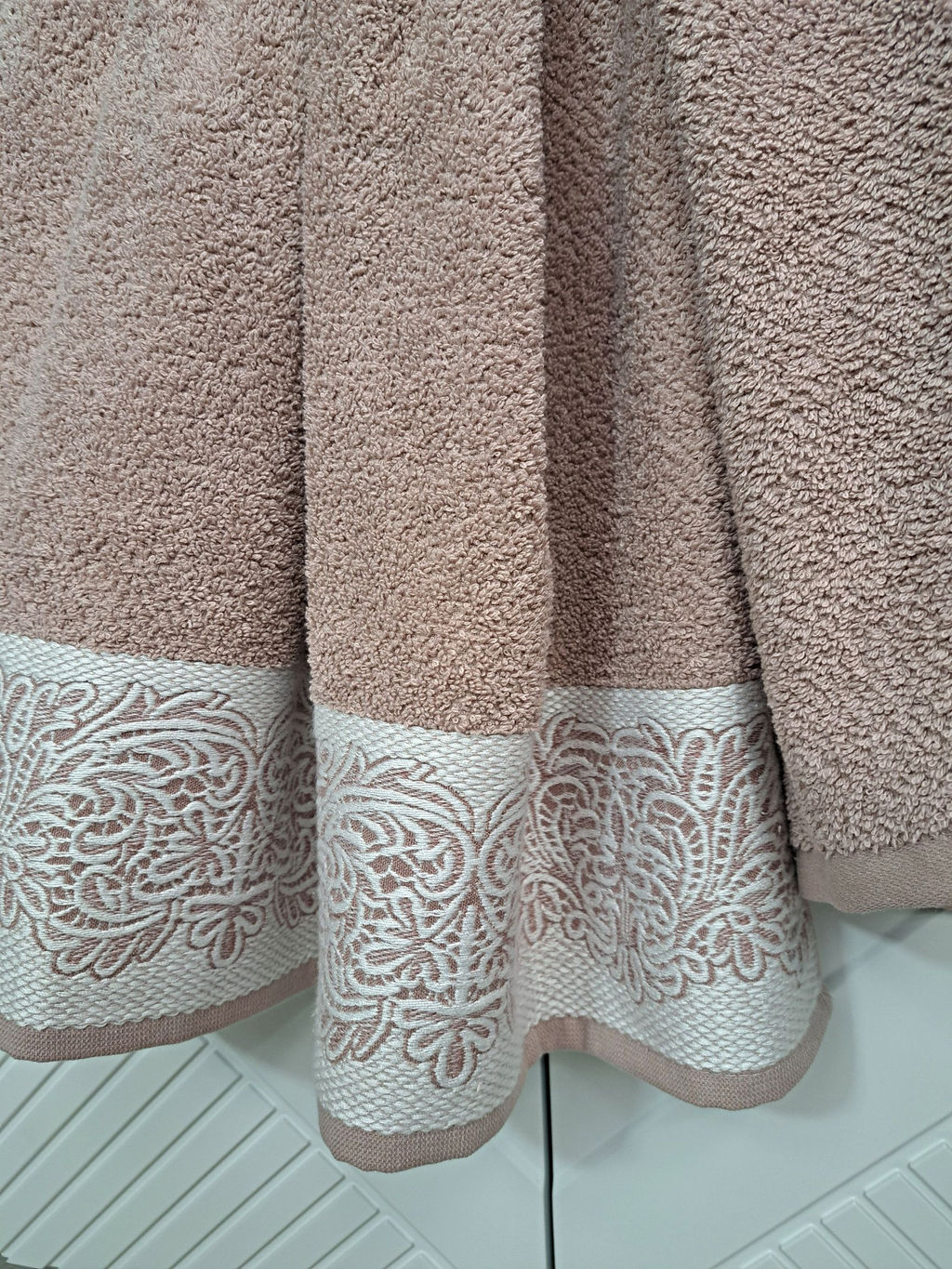 К-т полотенец Dolce (роза платина) 70х140см(1),50х90см(1)