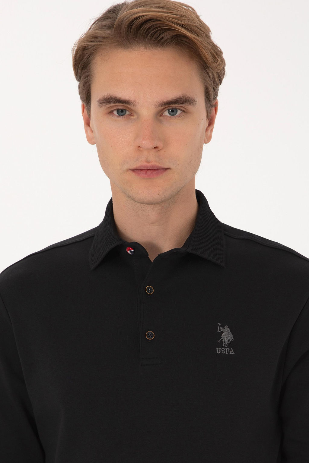 Erkek Siyah Basic Sweatshirt - U.s. polo assn фото 2