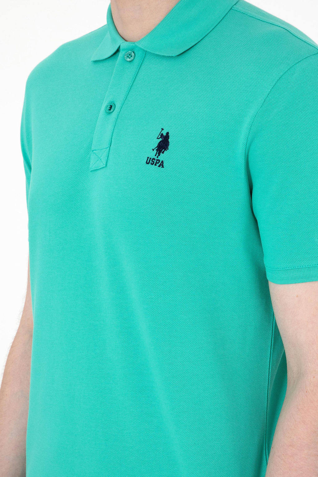 Erkek Slim Fit Polo Yaka Mint Basic Ti__rt Sepette S_rpriz _ndirim - U.s. polo assn фото 7