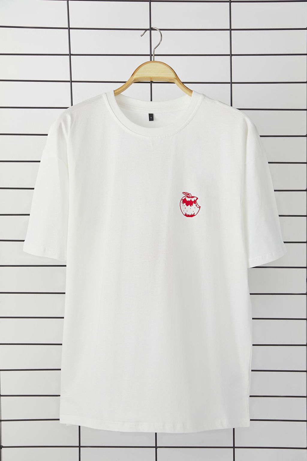 TRENDYOL MAN Ekru Oversize/Genis Kesim Meyve Bask?l? %100 Pamuklu T-Shirt TMNSS25TS00030 - Trendyolmilla фото 12