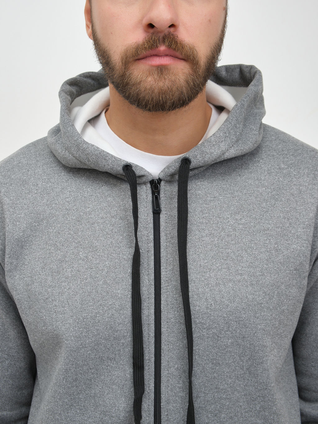 Толстовка муж. Дэнди 3-х нитка начес серый