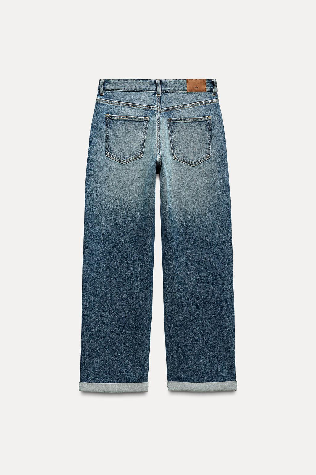 Z1975 RELAXED FIT HIGH-WAIST JEANS - Zara фото 8