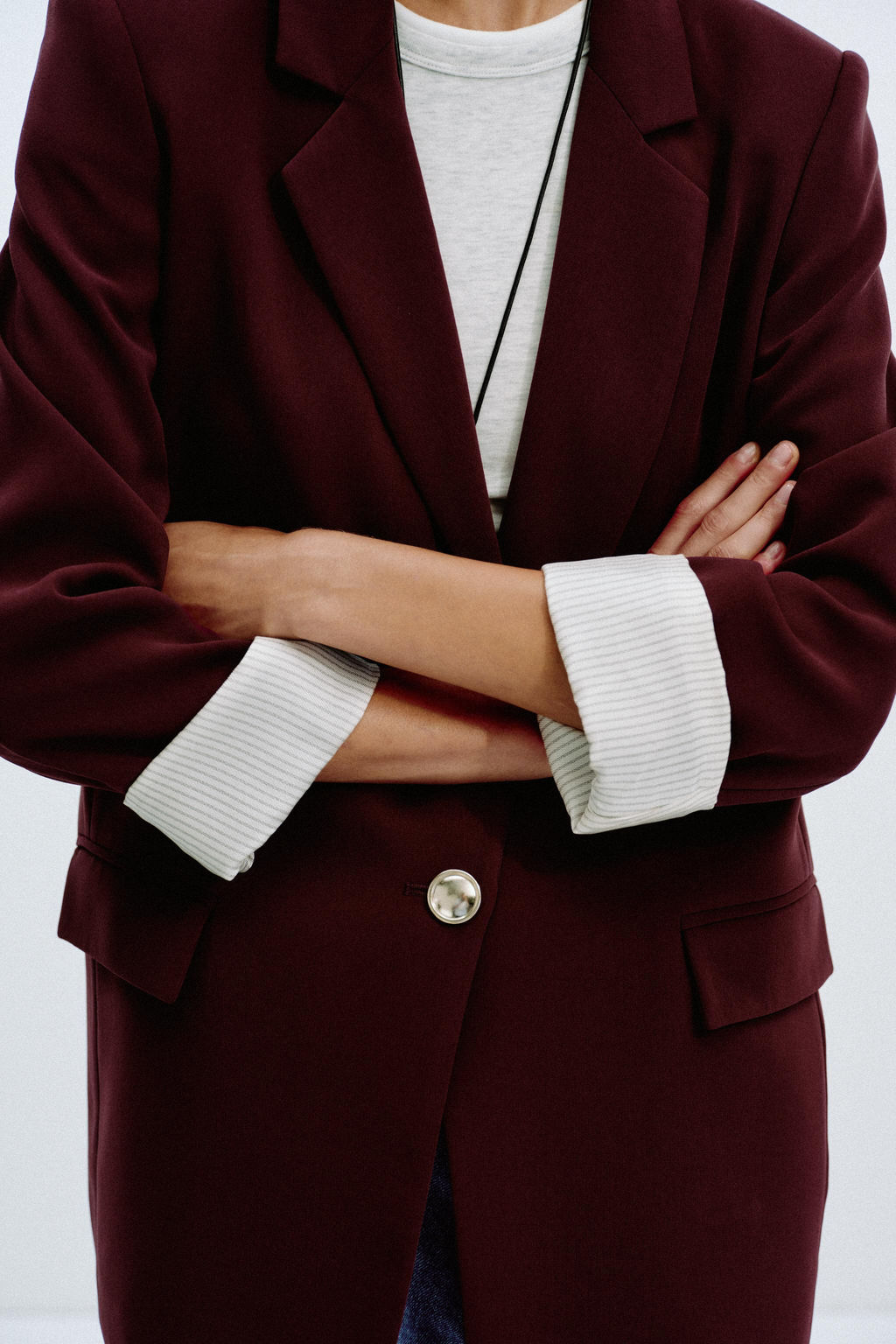 PRINTED CUFF BLAZER - Zara фото 3