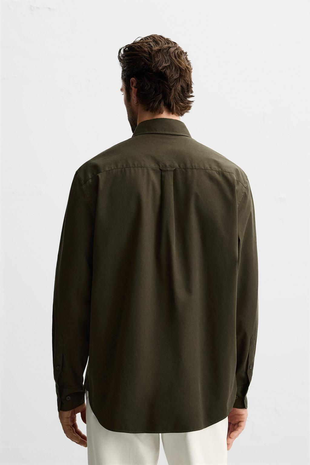 LYOCELL - COTTON SHIRT - Zara фото 3