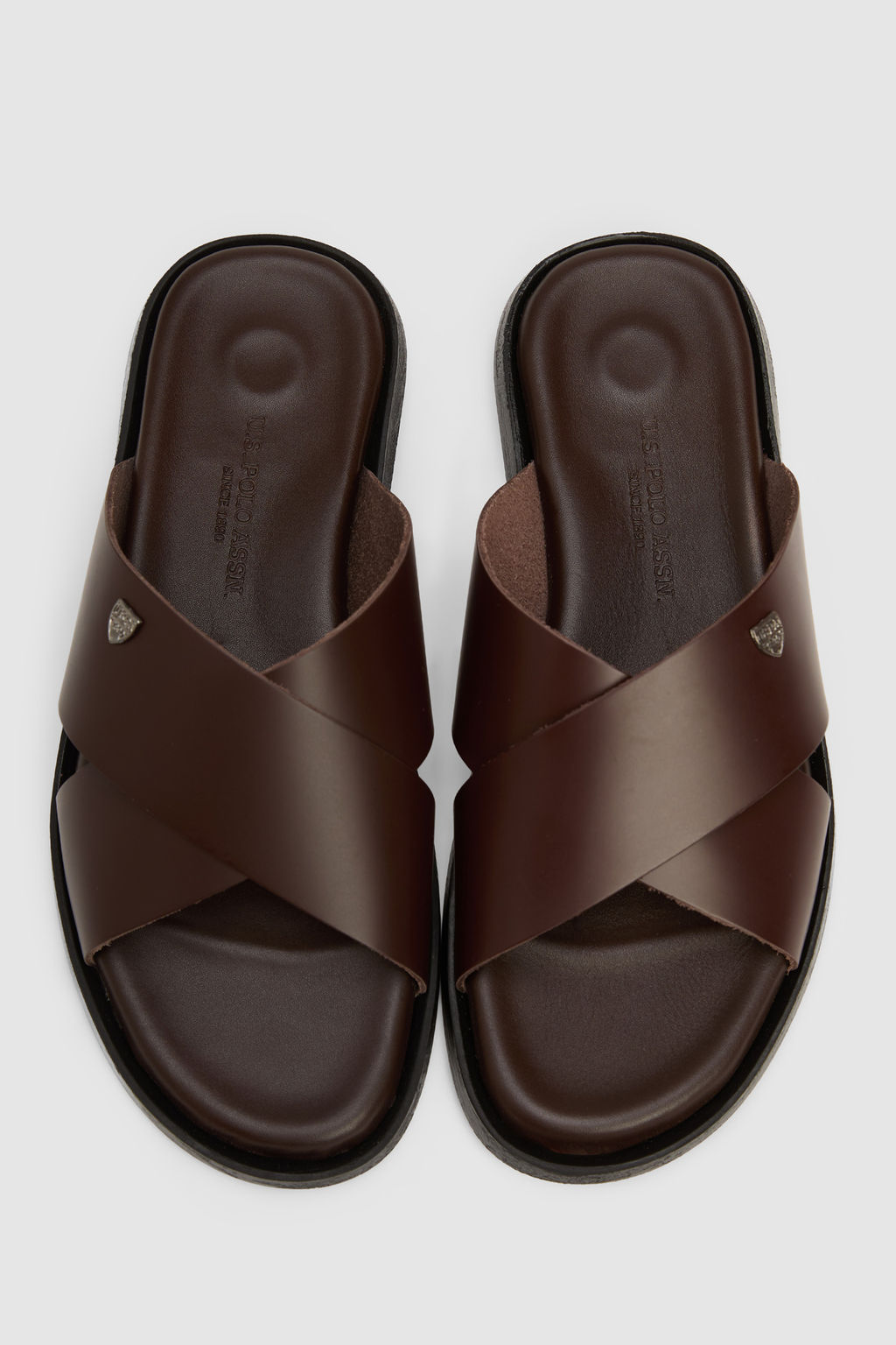 Erkek Kahverengi Terlik - U.s. polo assn фото 6