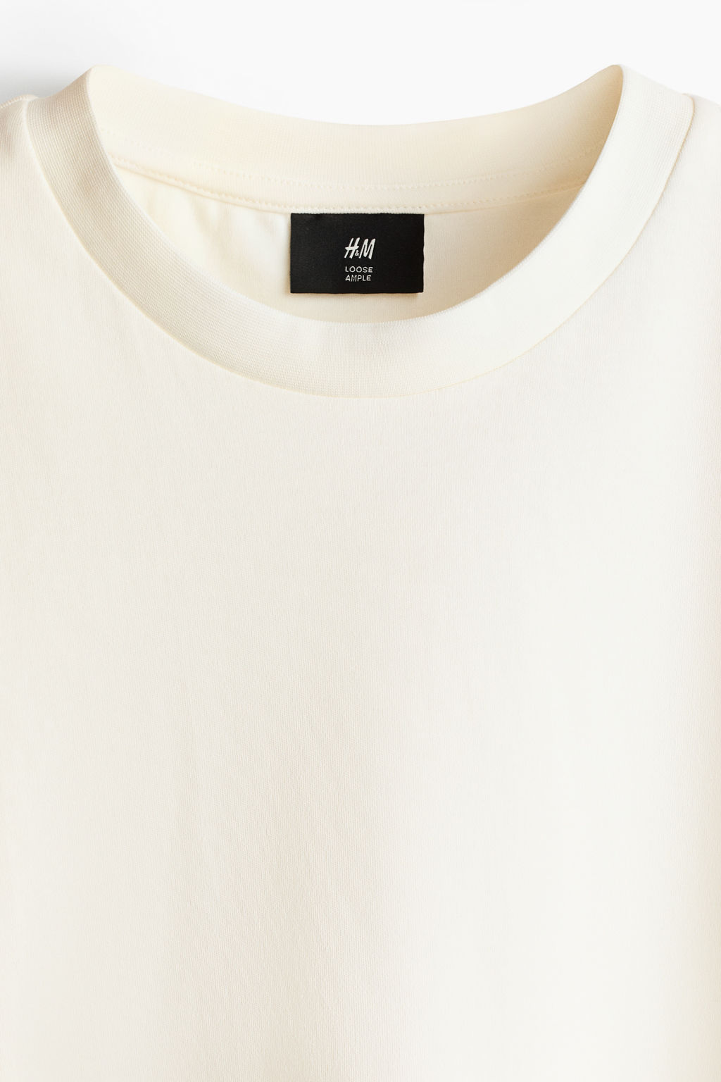 Camiseta interlock Loose Fit - H&m фото 7