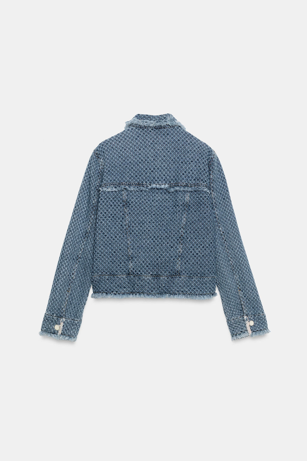 CHAQUETA DENIM ZW COLLECTION / Azul - Zara фото 8