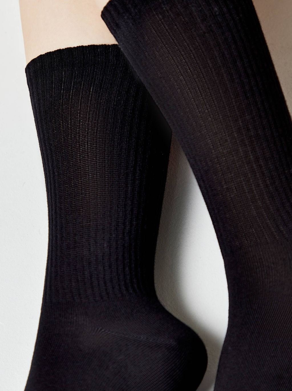 Цена за 2 пары. Носки Теплые CONTE Удлиненные хлопковые носки ACTIVE черный - Conte elegant фото 5