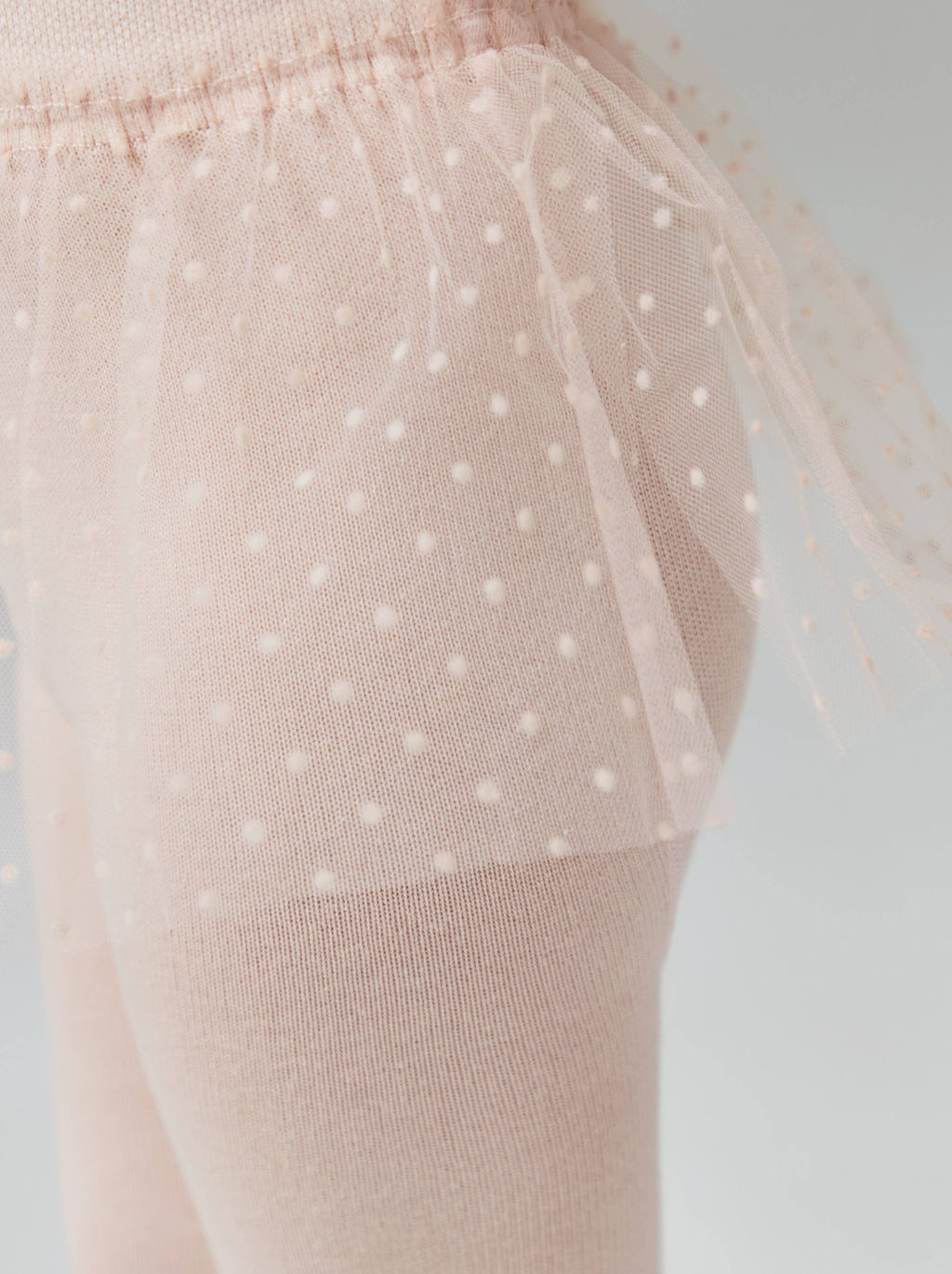 CONTE Хлопковые колготки TIP-TOP с декоративной юбочкой из фатина персик - Conte elegant фото 2