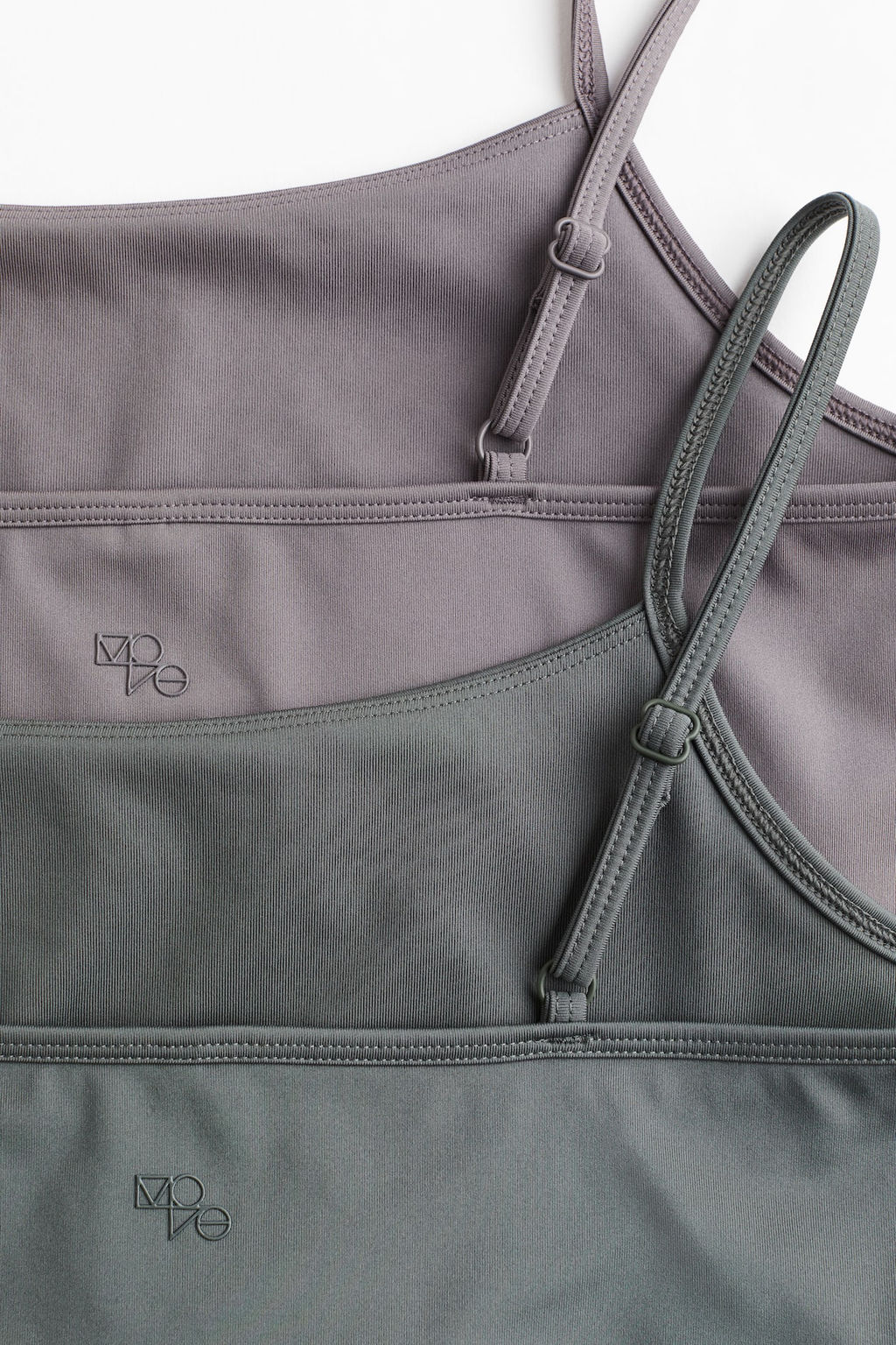 Pack de 2 tops de deporte con sujetador - H&m фото 2