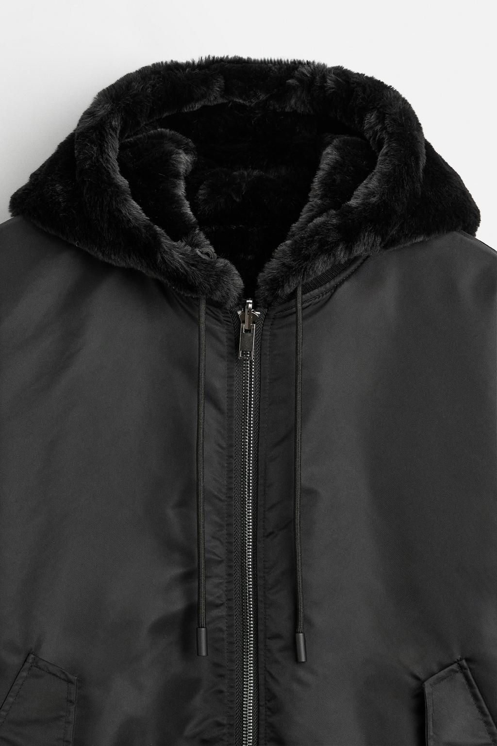 REVERSIBLE BOMBER JACKET - Zara фото 10