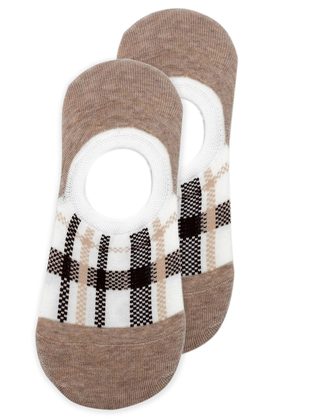 Следки р.35-40 Клеточка Бежевые - Krumpy фото 3