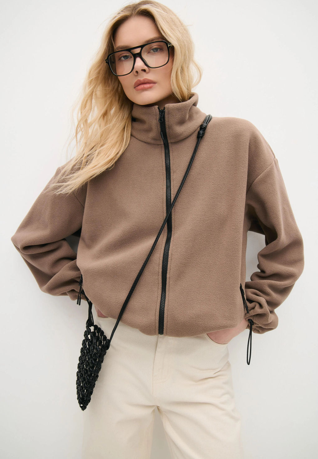 Толстовка oversize 26234-545 флис - Avese фото 13