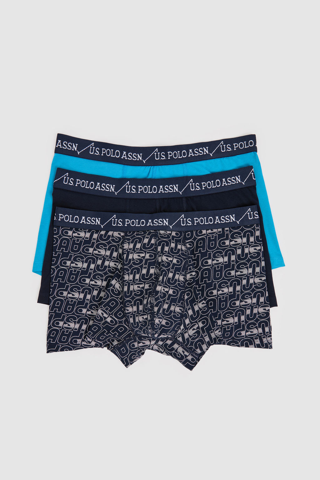 Erkek Lacivert 3l_ Boxer Tak_m_ - U.s. polo assn фото 2