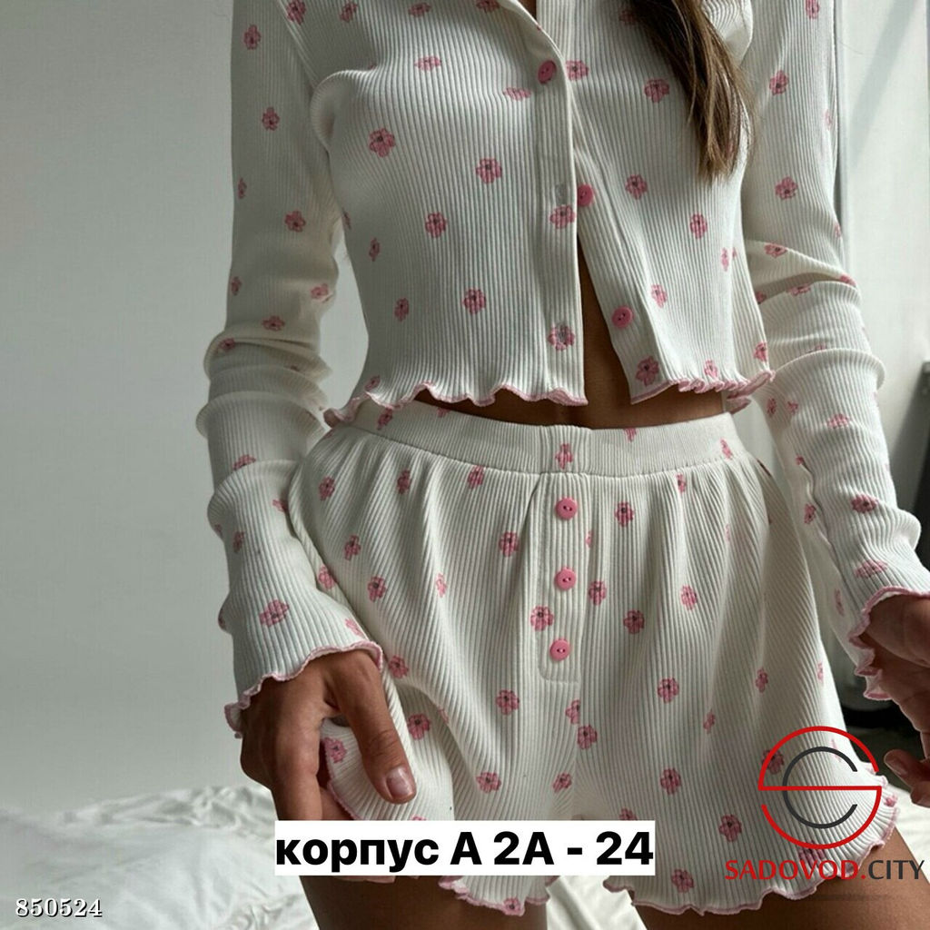 Пижама женская с принтом - Bruno фото 2